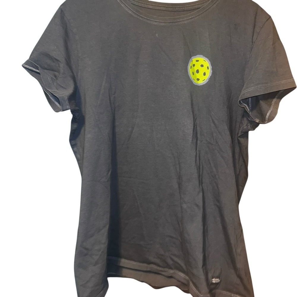 Life Is Good Womens Pickleball Crusher Blue T-shirt Pre-owned Large